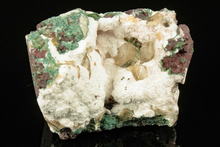 Gemmy Heulandite Crystals on Mordenite - Maharashtra, India #195570